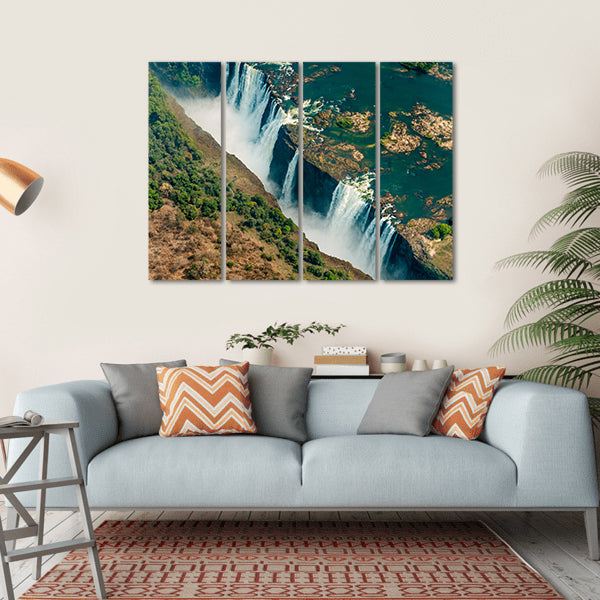 Victoria Falls Aerial View, Zimbabwe Canvas Wall Art