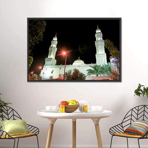 Aqsa Mosque Saudi Canvas Wall Art-5 Horizontal-Gallery Wrap-22" x 12"-Tiaracle