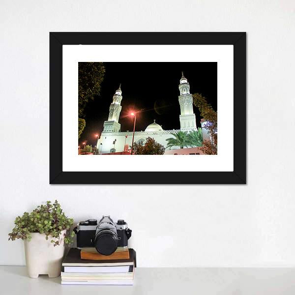 Aqsa Mosque Saudi Canvas Wall Art-5 Horizontal-Gallery Wrap-22" x 12"-Tiaracle