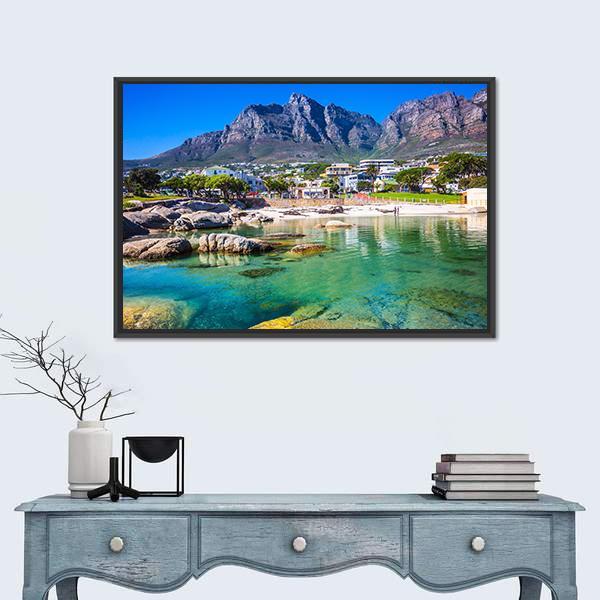Cape Town South Africa Canvas Wall Art-3 Horizontal-Gallery Wrap-25" x 16"-Tiaracle