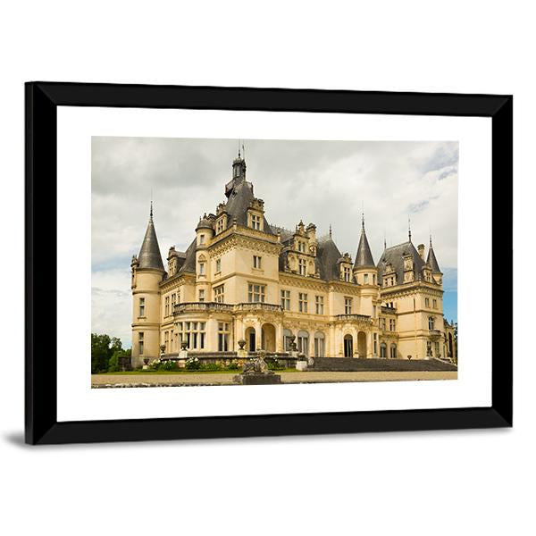 Castle Of Valmirande Canvas Wall Art-1 Piece-Framed Print-20" x 16"-Tiaracle