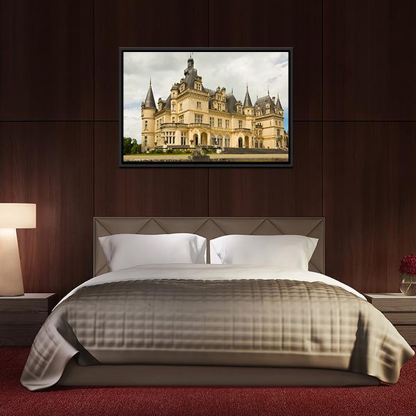 Castle Of Valmirande Canvas Wall Art-3 Horizontal-Gallery Wrap-25" x 16"-Tiaracle