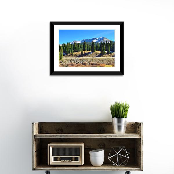 Colorado Mountains During Fall Canvas Wall Art-3 Horizontal-Gallery Wrap-25" x 16"-Tiaracle