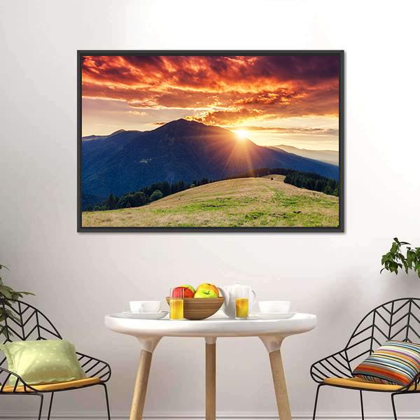 Dramatic Scenery Ukraine Canvas Wall Art-3 Horizontal-Gallery Wrap-25" x 16"-Tiaracle