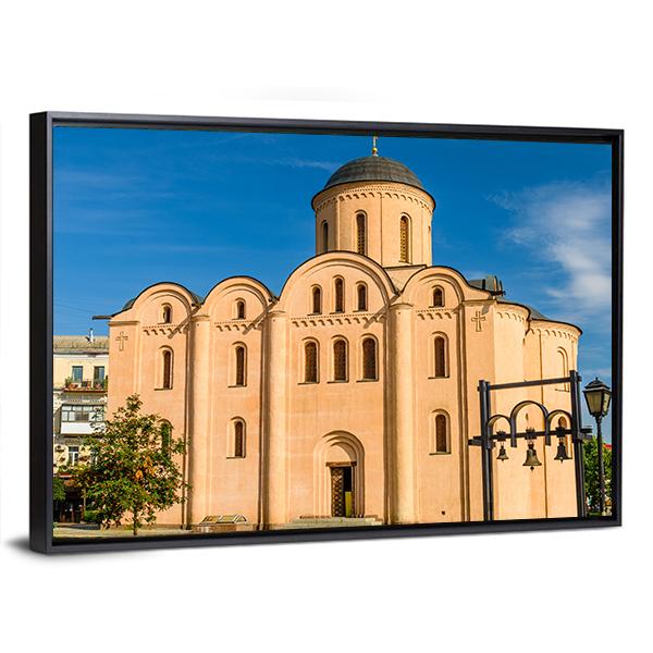 God Church In Kiev Canvas Wall Art-3 Horizontal-Gallery Wrap-25" x 16"-Tiaracle