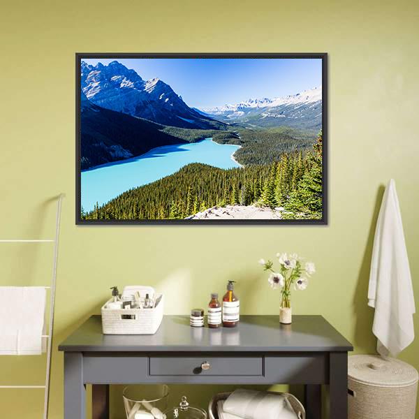 Icefields Parkway Canvas Wall Art-3 Horizontal-Gallery Wrap-25" x 16"-Tiaracle