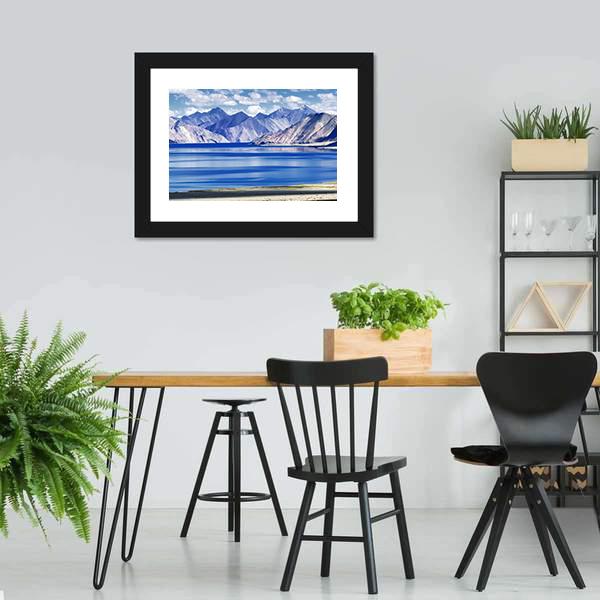 Lake In Ladakh Canvas Wall Art-3 Horizontal-Gallery Wrap-25" x 16"-Tiaracle