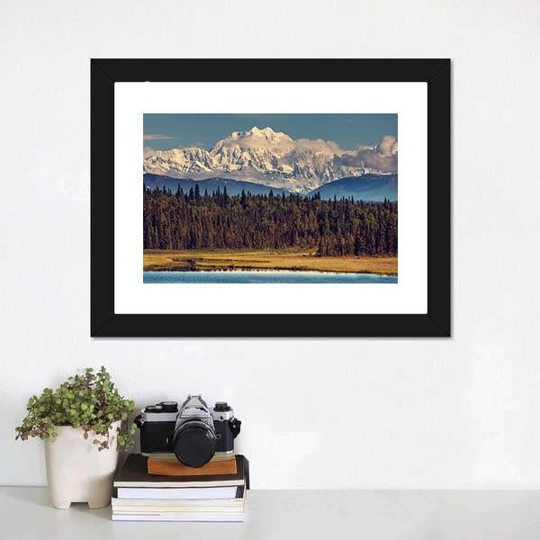 McKinley Peak Canvas Wall Art-5 Horizontal-Gallery Wrap-22" x 12"-Tiaracle