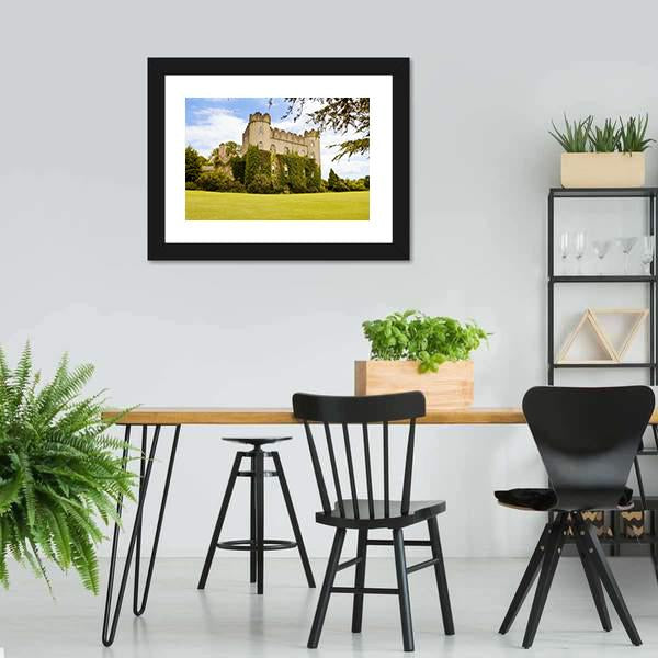 Medieval Irish Castle Canvas Wall Art-3 Horizontal-Gallery Wrap-25" x 16"-Tiaracle