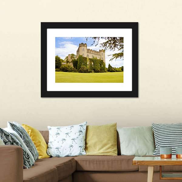 Medieval Irish Castle Canvas Wall Art-5 Horizontal-Gallery Wrap-22" x 12"-Tiaracle