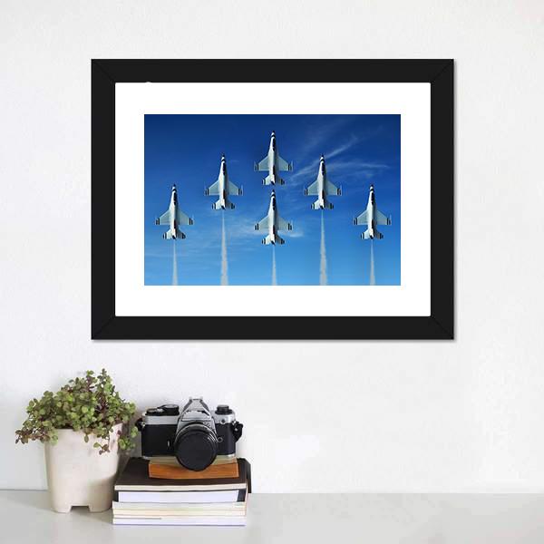 Military Aircrafts Canvas Wall Art-3 Horizontal-Gallery Wrap-25" x 16"-Tiaracle