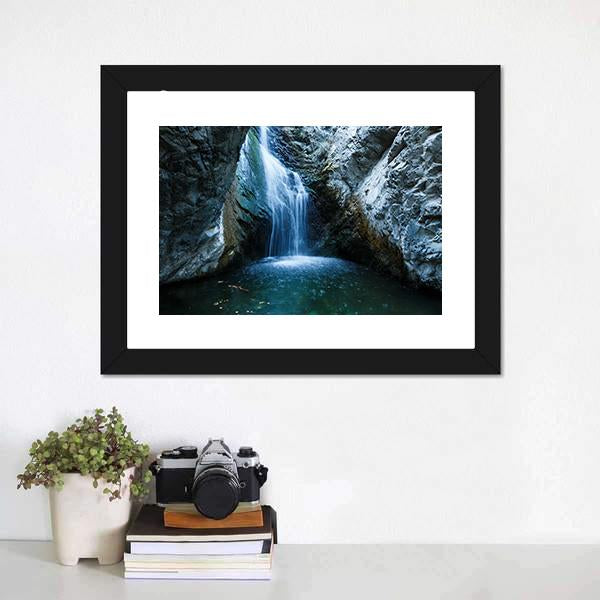Millomeri Waterfalls Canvas Wall Art-3 Horizontal-Gallery Wrap-25" x 16"-Tiaracle