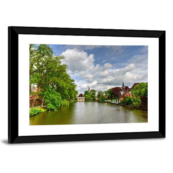 Minnewater Park & Lake Canvas Wall Art-3 Horizontal-Gallery Wrap-25" x 16"-Tiaracle