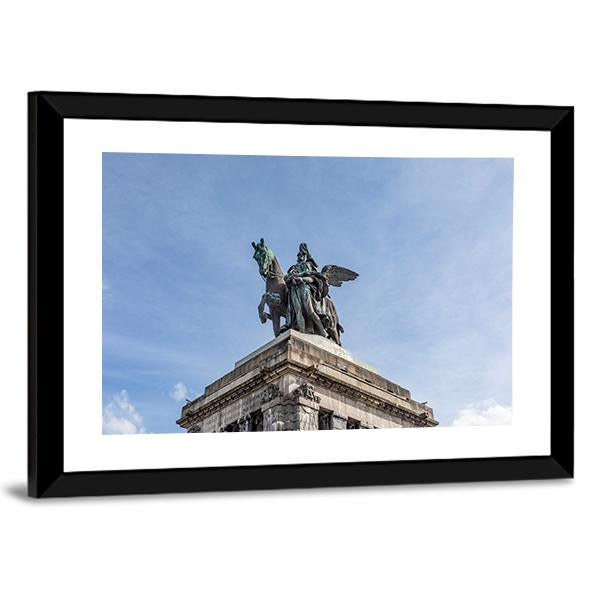 Monument To Kaiser Wilhelm I Canvas Wall Art-3 Horizontal-Gallery Wrap-25" x 16"-Tiaracle