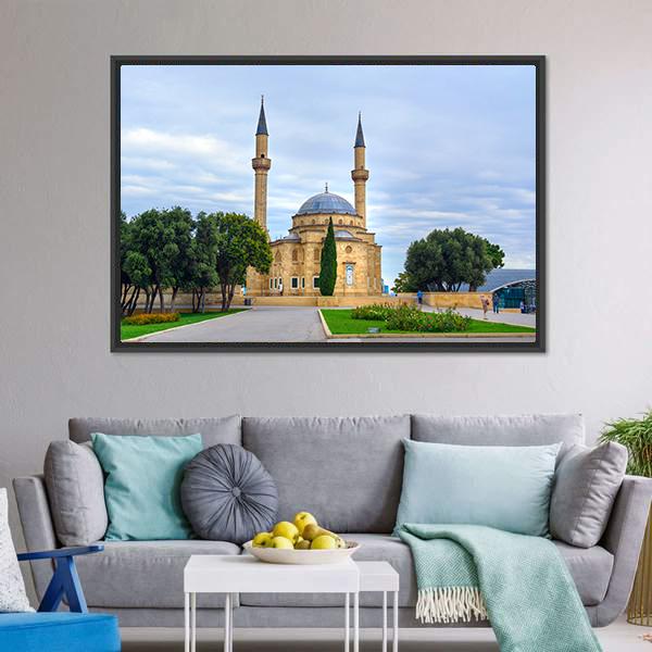 Mosque Of Sultan Hassan Canvas Wall Art-3 Horizontal-Gallery Wrap-25" x 16"-Tiaracle