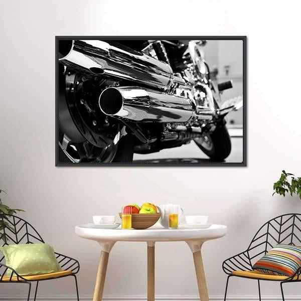 Motorcycle Canvas Wall Art-3 Horizontal-Gallery Wrap-25" x 16"-Tiaracle