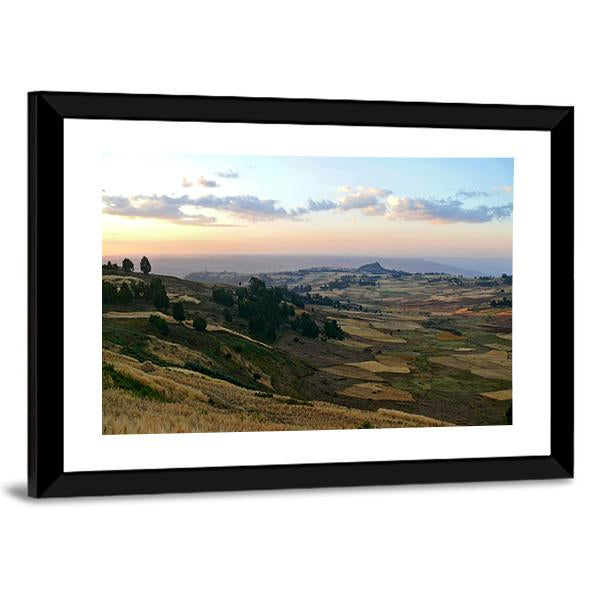 Mountain Landscape Ethiopia Canvas Wall Art-3 Horizontal-Gallery Wrap-25" x 16"-Tiaracle