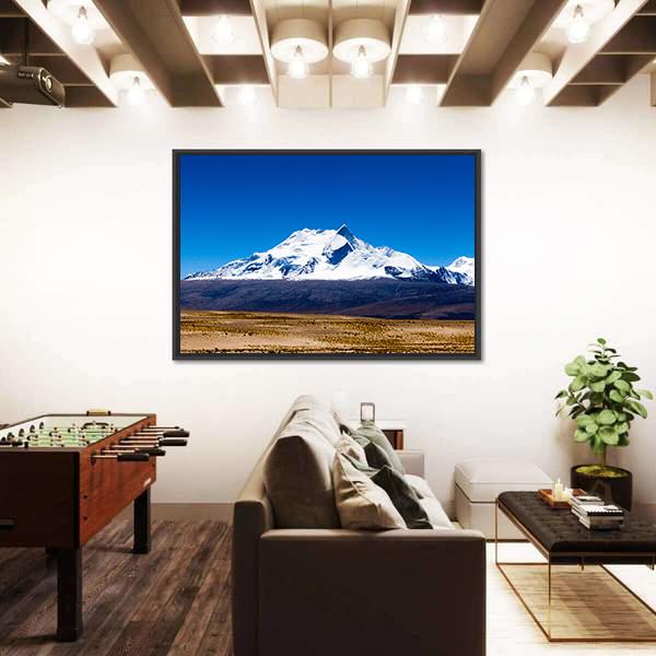 Mt Shishapangma China Canvas Wall Art-5 Horizontal-Gallery Wrap-22" x 12"-Tiaracle