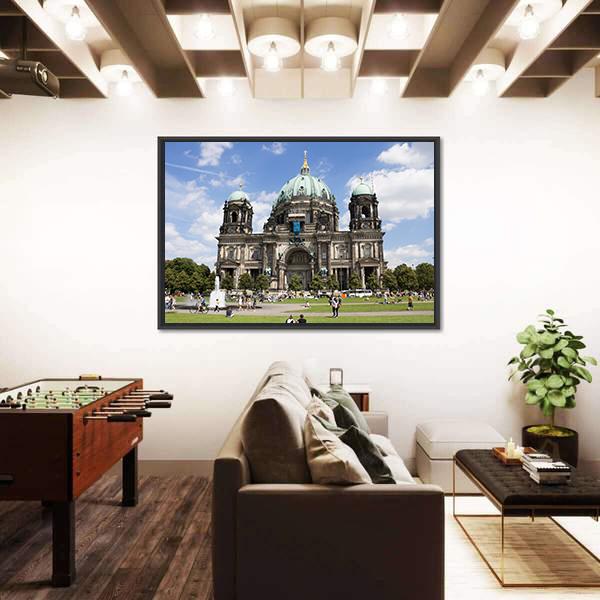 Museum Island In The Mitte District Berlin Canvas Wall Art-5 Horizontal-Gallery Wrap-22" x 12"-Tiaracle