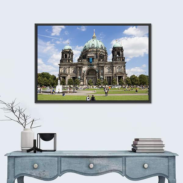 Museum Island In The Mitte District Berlin Canvas Wall Art-5 Horizontal-Gallery Wrap-22" x 12"-Tiaracle