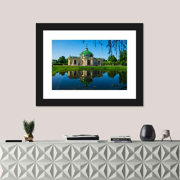 Museum Kuskovo Russia Canvas Wall Art-3 Horizontal-Gallery Wrap-25" x 16"-Tiaracle