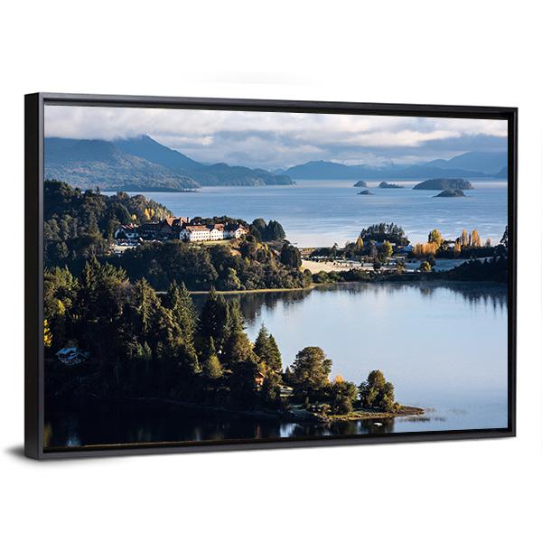 Nahuel Huapi Lake Canvas Wall Art-3 Horizontal-Gallery Wrap-25" x 16"-Tiaracle