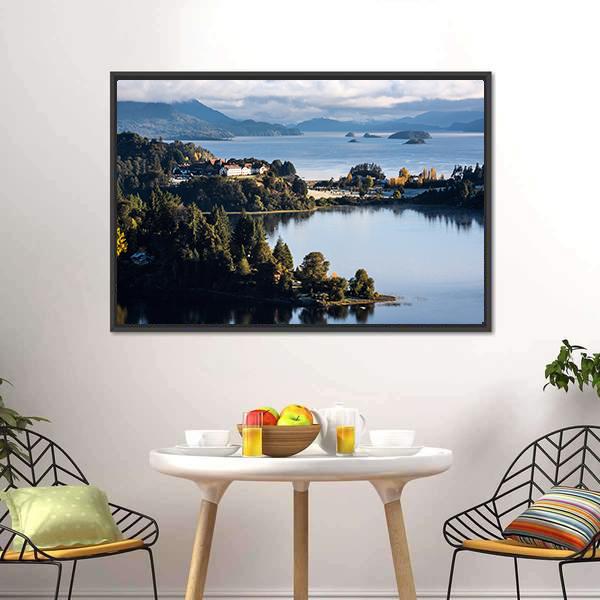 Nahuel Huapi Lake Canvas Wall Art-3 Horizontal-Gallery Wrap-25" x 16"-Tiaracle