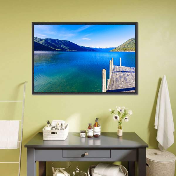 Nelson Lake Wisconsin Canvas Wall Art-3 Horizontal-Gallery Wrap-25" x 16"-Tiaracle