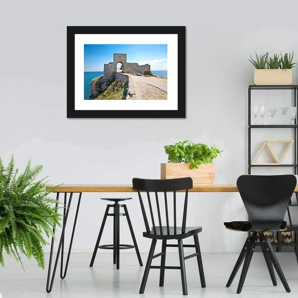 Old Gate Of Medieval Fortress Canvas Wall Art-3 Horizontal-Gallery Wrap-25" x 16"-Tiaracle