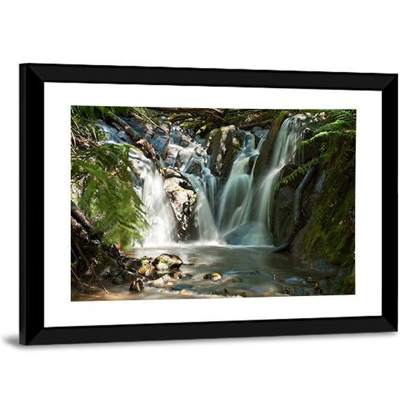 Olinda Falls Near Melbourne Canvas Wall Art-5 Horizontal-Gallery Wrap-22" x 12"-Tiaracle