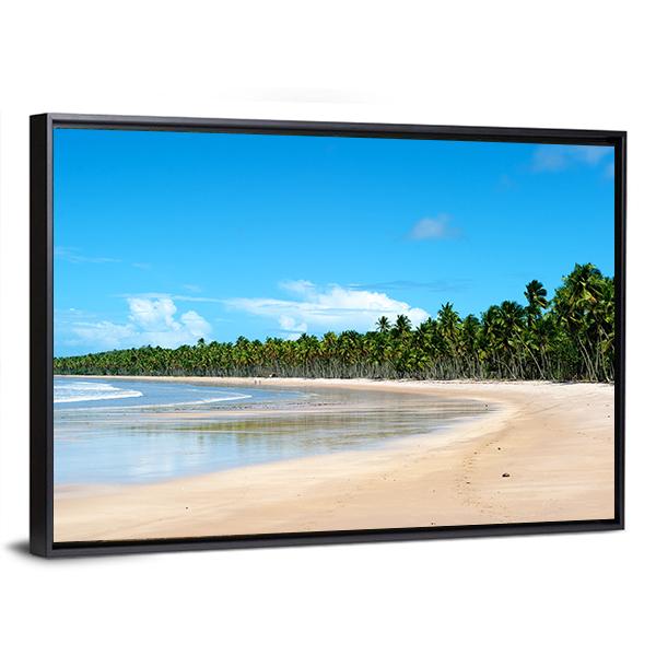Paradise Beach In Ilha Do Boipeda Canvas Wall Art-3 Horizontal-Gallery Wrap-25" x 16"-Tiaracle