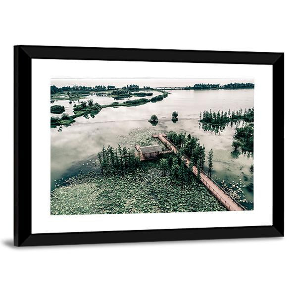 Park Scenery In Canada Canvas Wall Art-3 Horizontal-Gallery Wrap-25" x 16"-Tiaracle