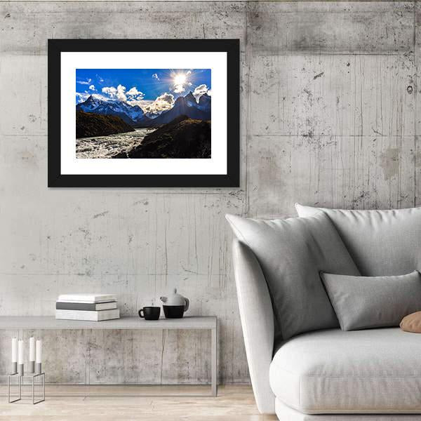Parque Nacional Torres Del Paine Canvas Wall Art-5 Horizontal-Gallery Wrap-22" x 12"-Tiaracle