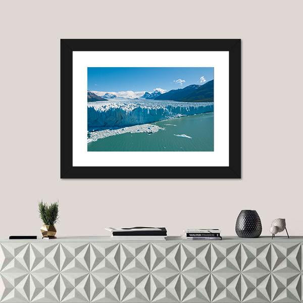 Perito Moreno Glacier Patagonia Argentina Canvas Wall Art-5 Horizontal-Gallery Wrap-22" x 12"-Tiaracle