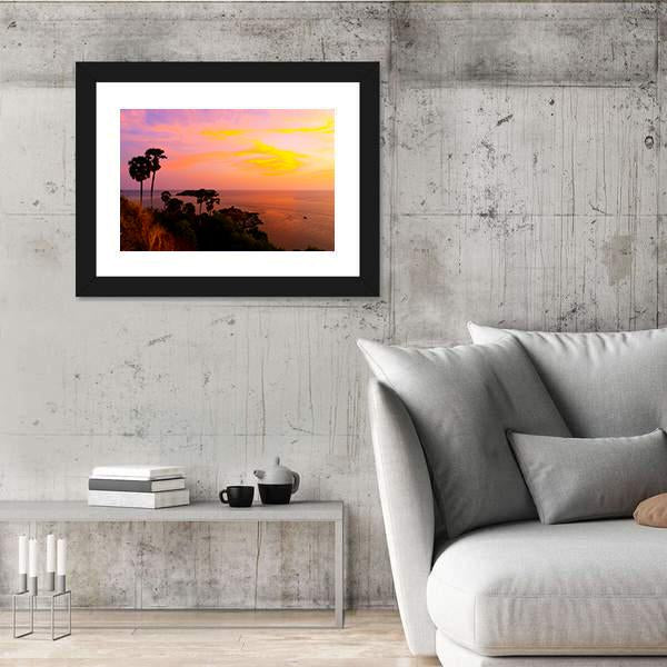 Phromthep Cape View Point Canvas Wall Art-5 Horizontal-Gallery Wrap-22" x 12"-Tiaracle