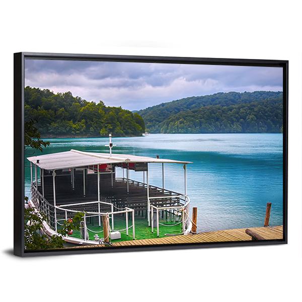 Plitvice Lakes Of Croatia Canvas Wall Art-5 Horizontal-Gallery Wrap-22" x 12"-Tiaracle