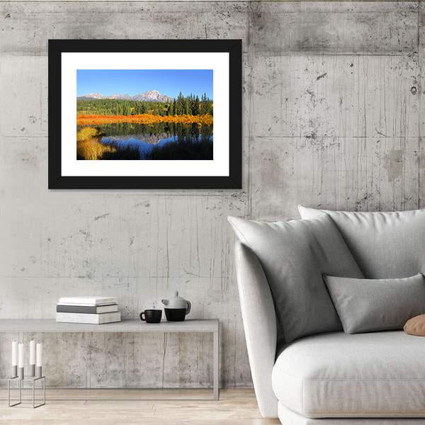 Pyramid Lake Canvas Wall Art-3 Horizontal-Gallery Wrap-25" x 16"-Tiaracle