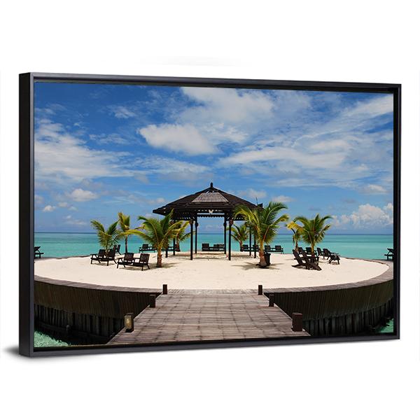 Remote Island In The Celebes Sea Canvas Wall Art-3 Horizontal-Gallery Wrap-25" x 16"-Tiaracle