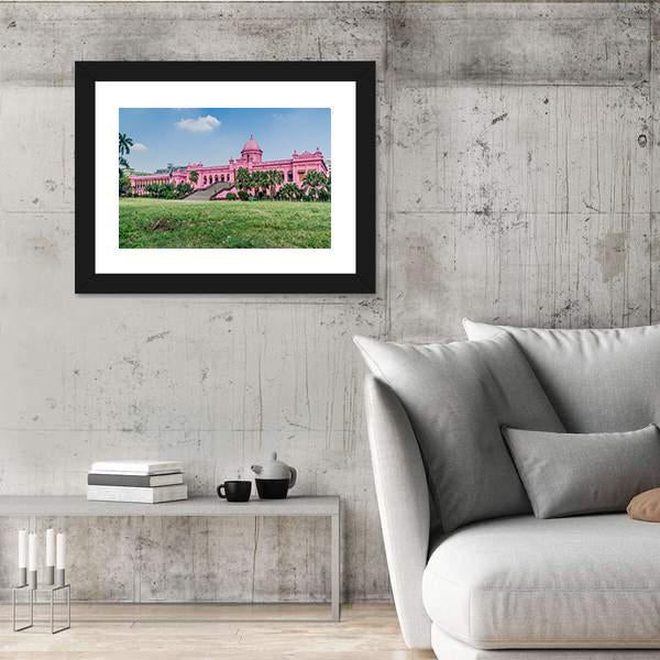 Residential Palace Of Nawab Of Dhaka Canvas Wall Art-5 Horizontal-Gallery Wrap-22" x 12"-Tiaracle