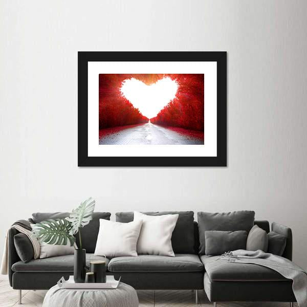 Road To Love Canvas Wall Art-5 Horizontal-Gallery Wrap-22" x 12"-Tiaracle