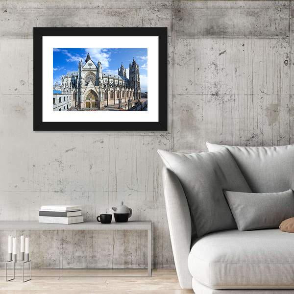Roman Catholic Church Canvas Wall Art-3 Horizontal-Gallery Wrap-25" x 16"-Tiaracle