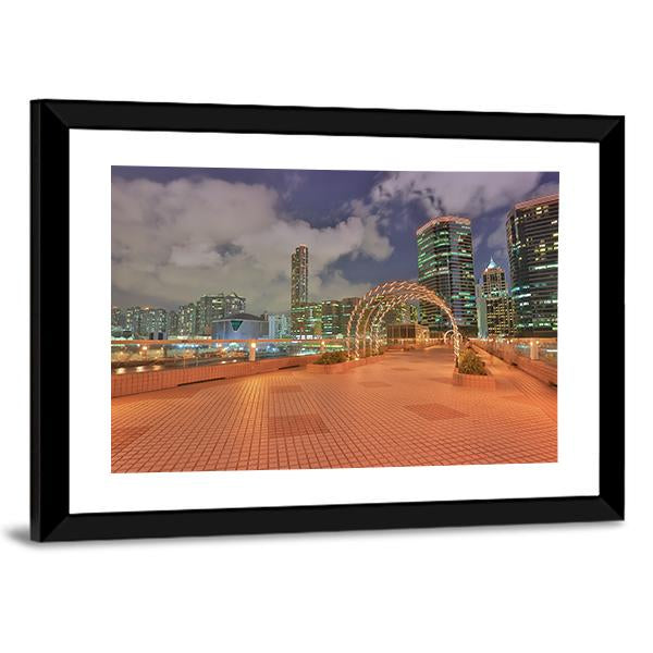 Roof Garden At China Ferry Terminal Canvas Wall Art-5 Horizontal-Gallery Wrap-22" x 12"-Tiaracle