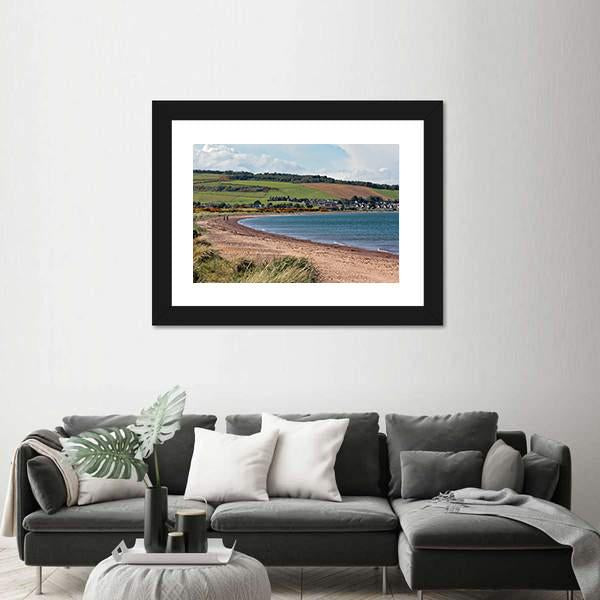 Rosemarkie Bay Canvas Wall Art-1 Piece-Framed Print-20" x 16"-Tiaracle