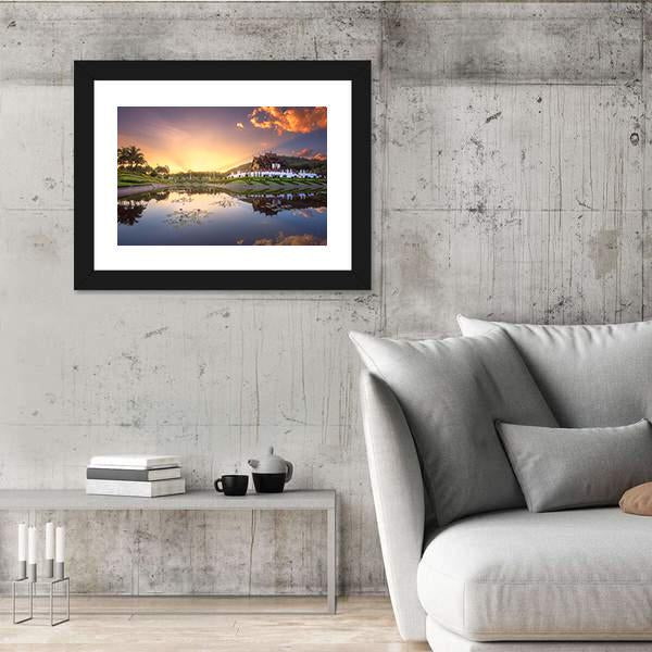 Royal Flora Ratchaphruek Park Canvas Wall Art-5 Horizontal-Gallery Wrap-22" x 12"-Tiaracle