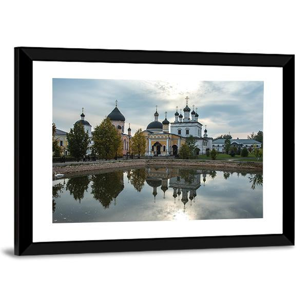 Russian Orthodox Church Canvas Wall Art-5 Horizontal-Gallery Wrap-22" x 12"-Tiaracle