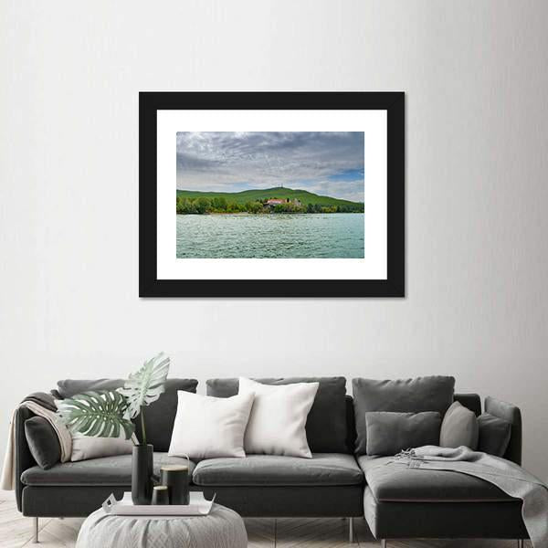 Saint Naum In Ohrid Canvas Wall Art-3 Horizontal-Gallery Wrap-25" x 16"-Tiaracle