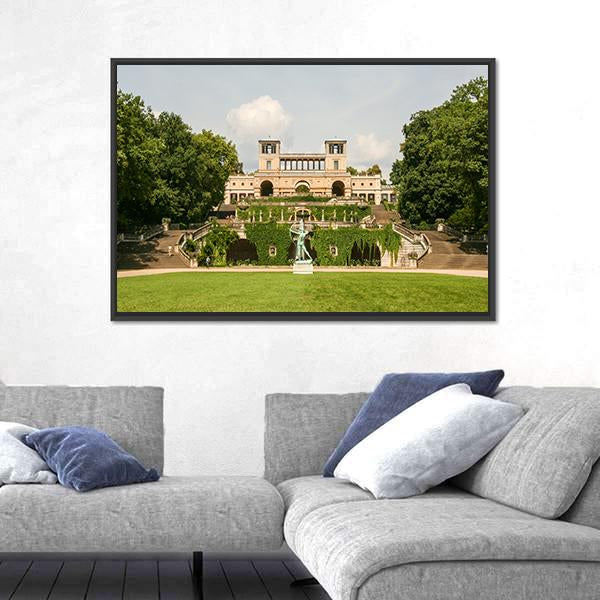 Sanssouci Park Germany Canvas Wall Art-5 Horizontal-Gallery Wrap-22" x 12"-Tiaracle