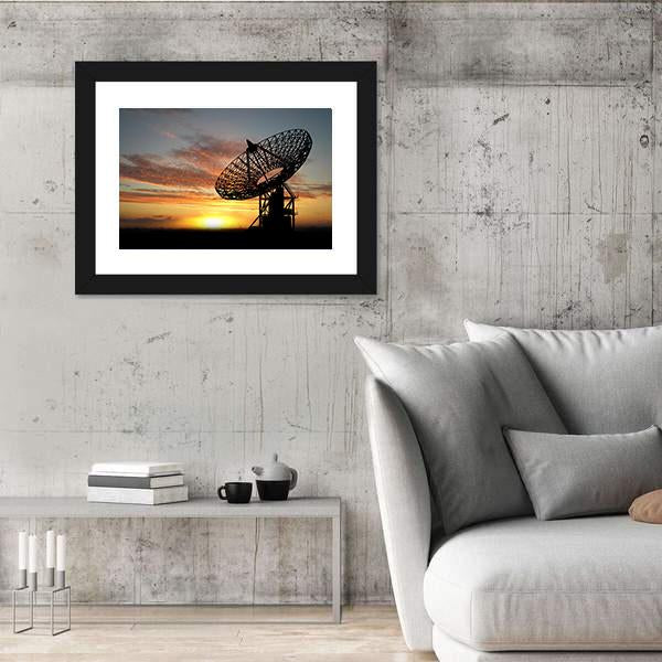 Satellite Dishes Canvas Wall Art-5 Horizontal-Gallery Wrap-22" x 12"-Tiaracle
