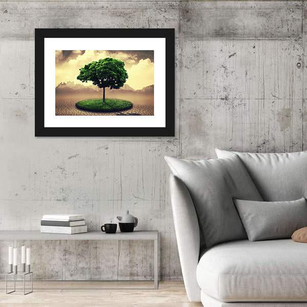 Save The Earth Canvas Wall Art-5 Horizontal-Gallery Wrap-22" x 12"-Tiaracle