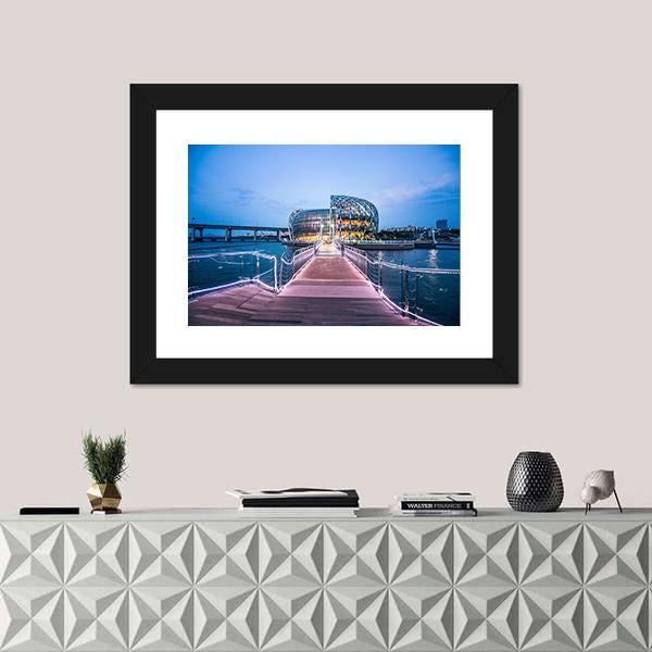 Seoul of South Korea Canvas Wall Art-1 Piece-Framed Print-20" x 16"-Tiaracle